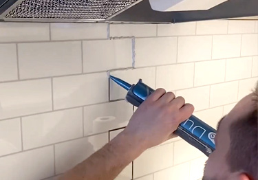 Kitchen backsplash tile kit includes maintenance-free panels and everything you 