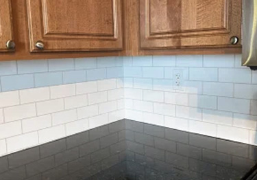 Kitchen backsplash tile kit includes maintenance-free panels and everything you 