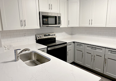Kitchen backsplash tile kit includes maintenance-free panels and everything you 