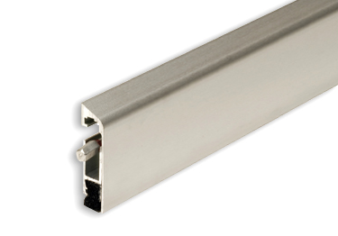 Weather stripping door seal in black mounts on door bottom and keeps dust