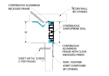 Expansion joint covers for walls and ceilings feature extremely minimal sightlin