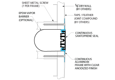 Expansion joint covers for walls and ceilings feature extremely minimal sightlin