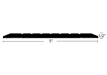 ADA threshold is extra heavy duty for delivery or storage doorways
