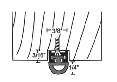 Overhead door seal keeps water