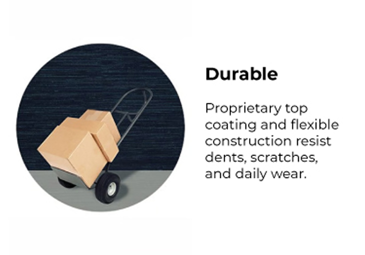 Wall sheet provides the look of premium wall covering with durability 