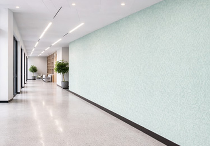 Wall sheet provides the look of premium wall covering with durability 