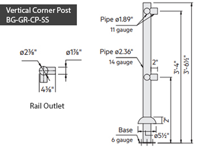Modular rail system in brushed stainless steel guides customers in the store