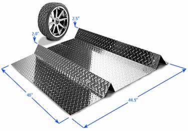 diamond plate parkingspot