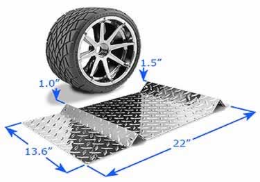 diamond plate parkingspot