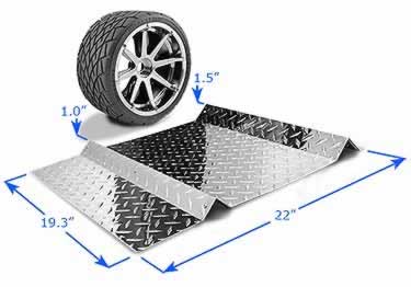 diamond plate parkingspot