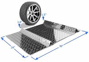 diamond plate parkingspot