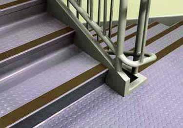 johnsonite stair treads roundel raised