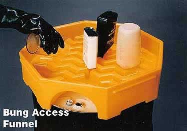 drum funnels bung access
