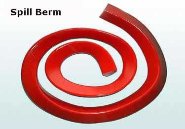 spill containment berm