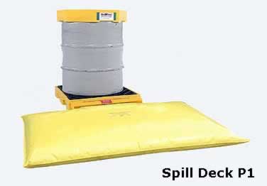 spill deck bladder system