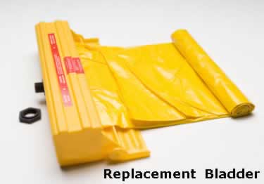 spill deck bladder system