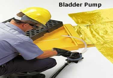 spill deck bladder system