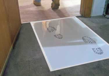 dust control sticky mat