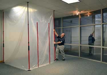 self adhesive dust control zippers