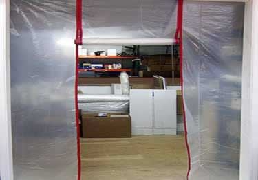 self adhesive dust control zippers
