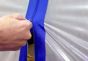 dust barrier fire retardant wall film