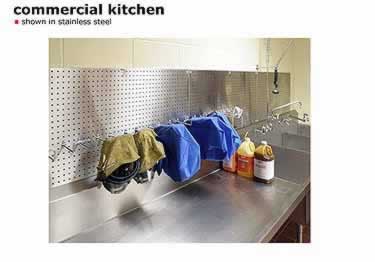 smooth metal pegboard