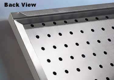 smooth metal pegboard