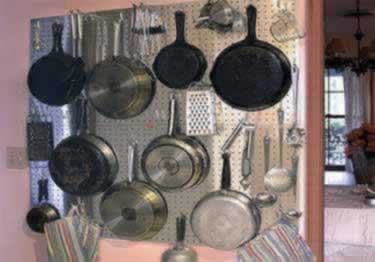 smooth metal pegboard
