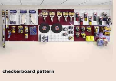 smooth metal pegboard