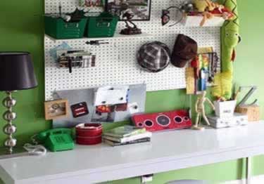 plastic pegboard