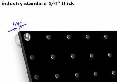 plastic pegboard