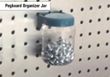 pegboard bins parts organizers