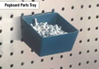 pegboard bins parts organizers