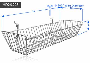 pegboard shelving baskets