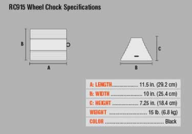 rubber wheel chocks