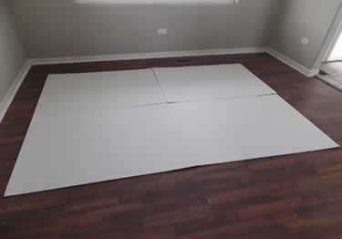 temporary floor pads