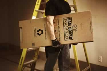 ramboard portable trash box