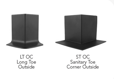 roppe sanitary toe rubber wall base