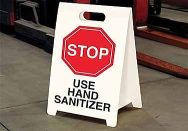 anti slip safety floor signs