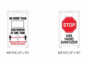 anti slip safety floor signs