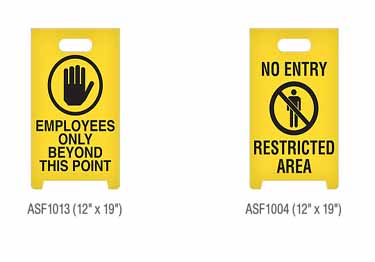 anti slip safety floor signs
