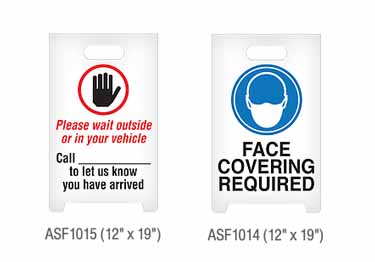 anti slip safety floor signs
