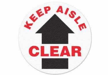 anti slip safety floor signs