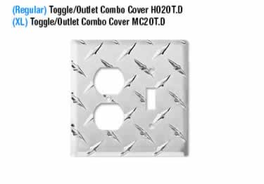 diamond plate switch covers