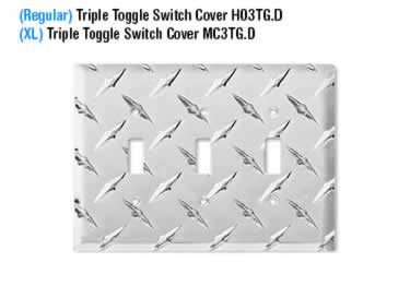 diamond plate switch covers