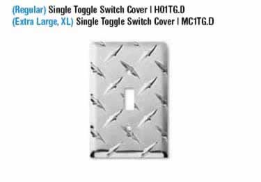 diamond plate switch covers
