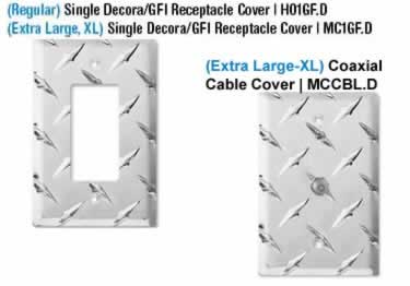diamond plate switch covers