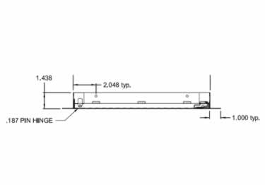 acudor metal flush access door