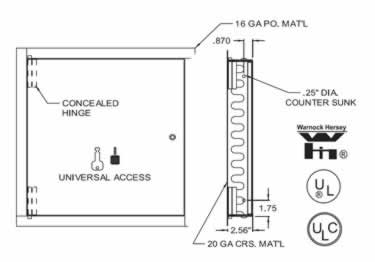 acudor stainless steel access door