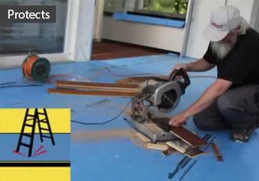 spillproof floor carpet protection film